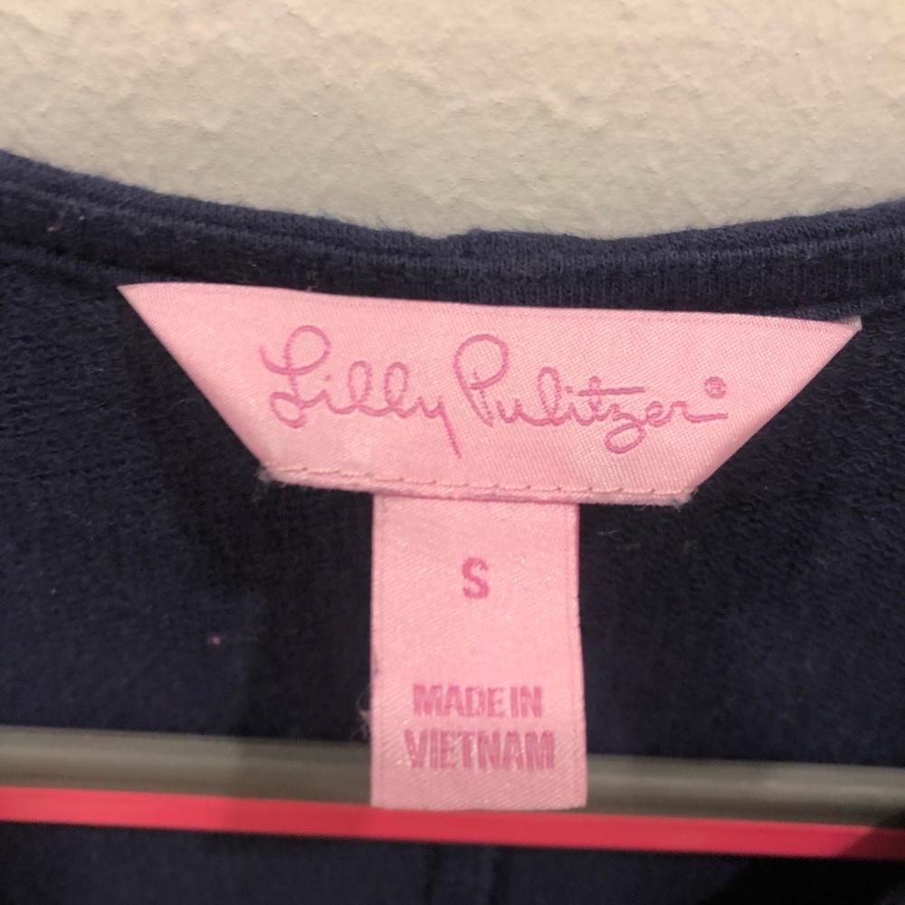 Lilly Pulitzer 3/4 sleeve terry dress - Picture 3 of 5